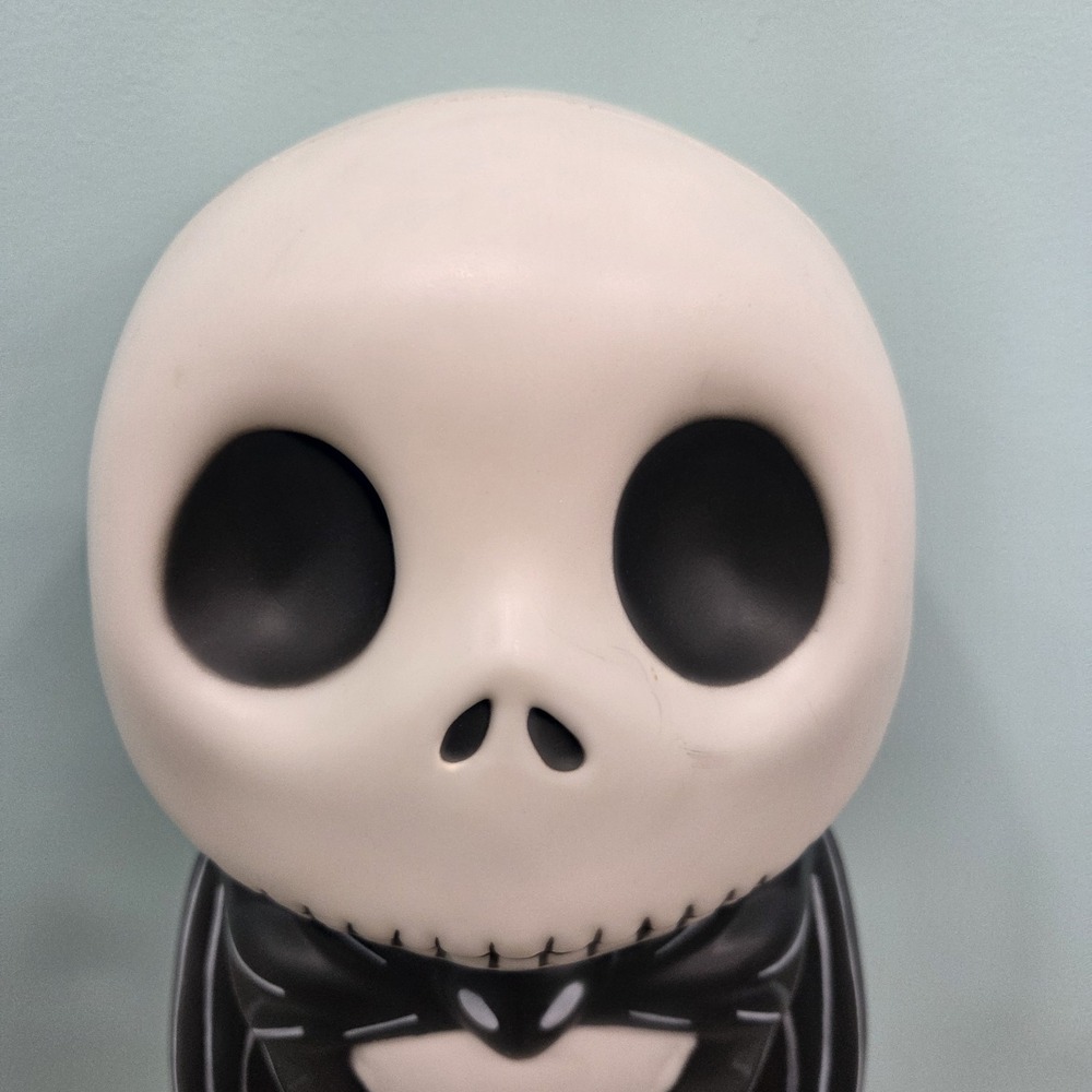 24" Nightmare Before Christmas Jack Skellington Pumpkin Blow Mold Light Up Gemmy - Picture 2 of 15